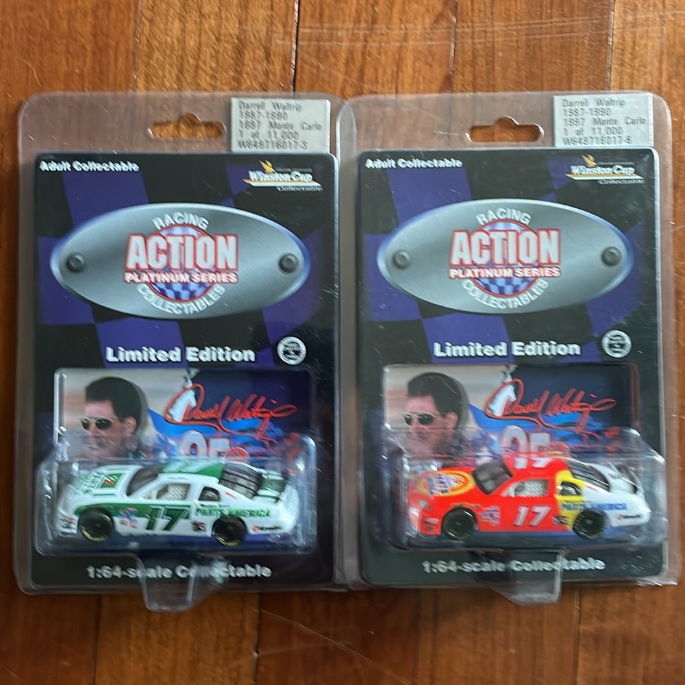 Darrell Waltrip Limited Edition NASCAR Action Racing Collectibles - set of 2 NWT